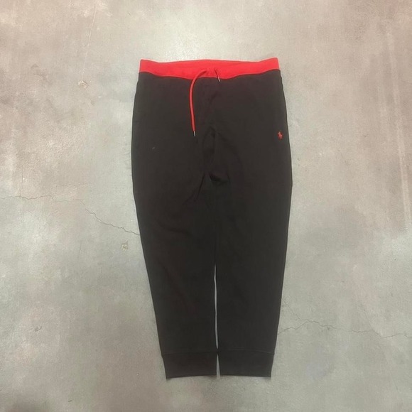 Polo Ralph Lauren Other - Polo Ralph Lauren Men's Soft Cotton Double-Knit Jogger Pants red black xl